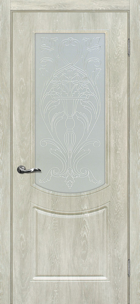 Межкомнатная дверь Сиена-3 Дуб седой