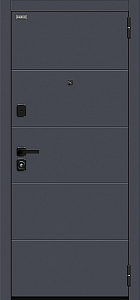 Товар Дверь Прайм/SBlack Graphite Shell/Nordic Oak BR6210