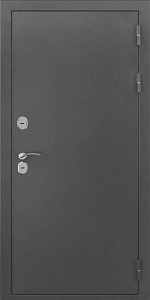 Товар Дверь ДвериПРО L-Термо серебро Алиса (16мм, ПВХ ясень белый, зеркало) DPRO195356